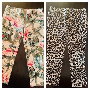 2 pieces capris pants